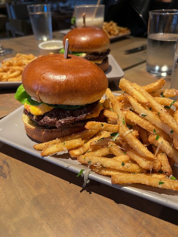 Burger at Laurino's Tavern