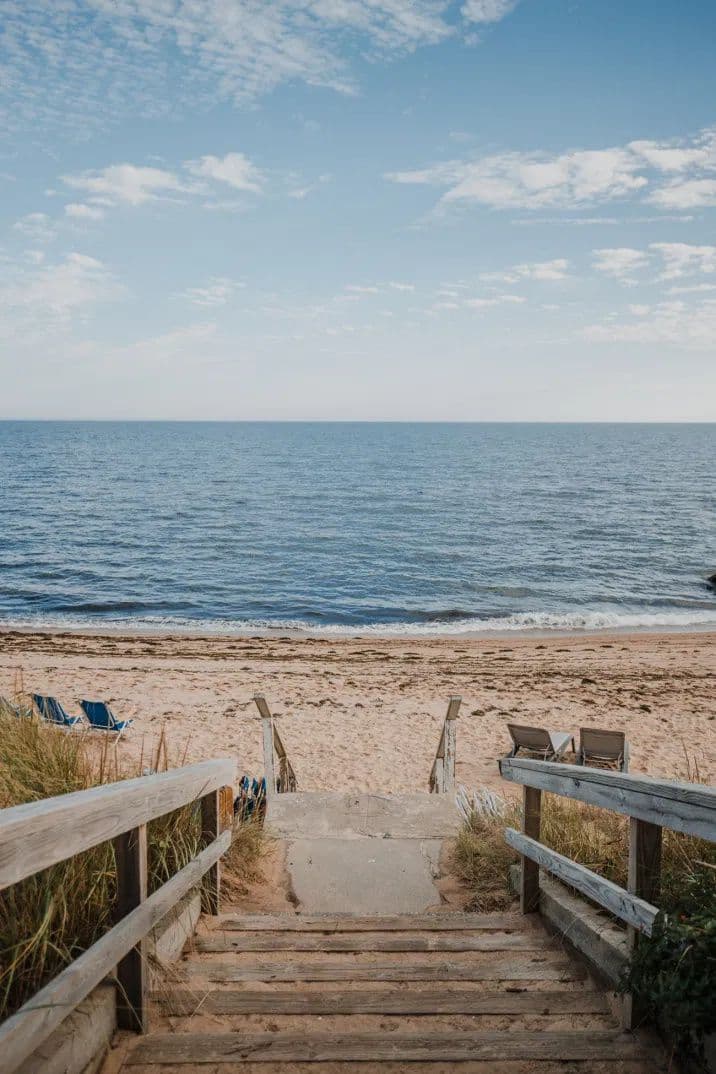 Cape Cod ocean view near Laurino's Tavern in Brewster, MA